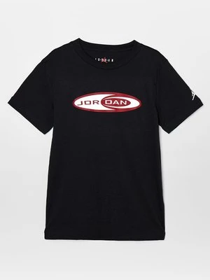 T-shirt z nadrukiem Jordan czarny