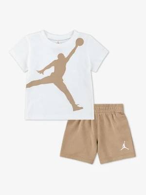 T-shirt z nadrukiem Jordan beżowy