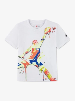 T-shirt z nadrukiem Jordan biały