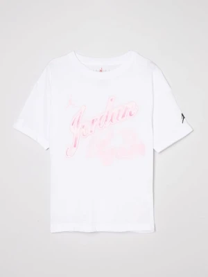 T-shirt z nadrukiem Jordan biały