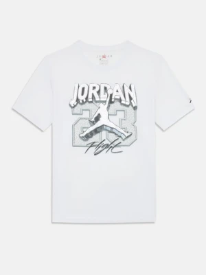 T-shirt z nadrukiem Jordan biały