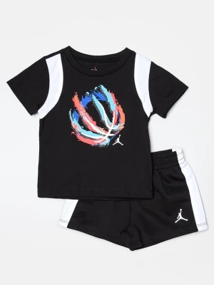 T-shirt z nadrukiem Jordan czarny