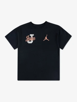 T-shirt z nadrukiem Jordan czarny
