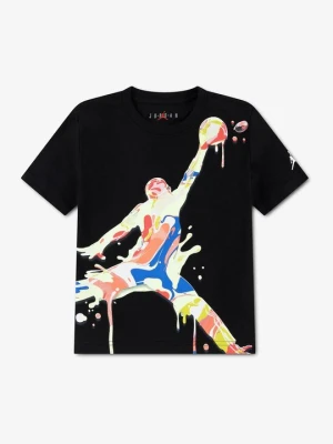 T-shirt z nadrukiem Jordan czarny
