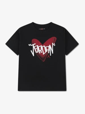 T-shirt z nadrukiem Jordan czarny