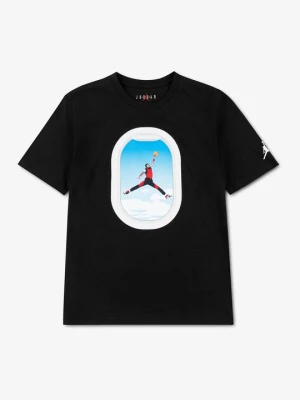 T-shirt z nadrukiem Jordan czarny