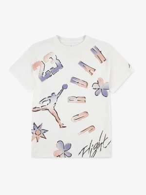 T-shirt z nadrukiem Jordan czarny