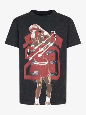 T-shirt z nadrukiem Jordan czarny