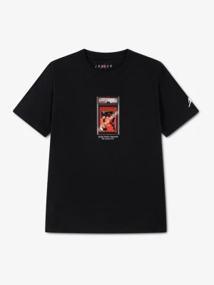 T-shirt z nadrukiem Jordan czarny