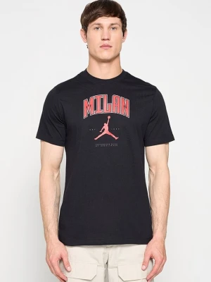 T-shirt z nadrukiem Jordan czarny