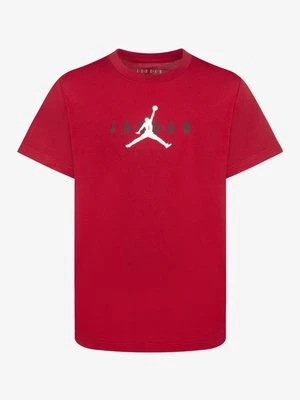 T-shirt z nadrukiem Jordan czerwony