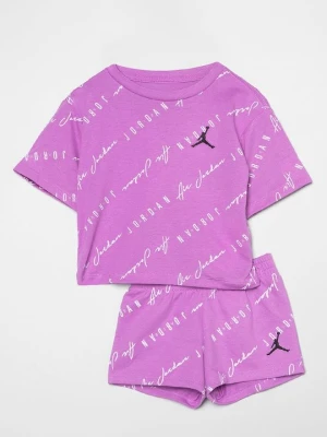 T-shirt z nadrukiem Jordan fioletowy