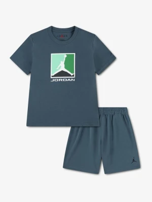 T-shirt z nadrukiem Jordan khaki