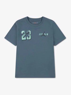 T-shirt z nadrukiem Jordan khaki