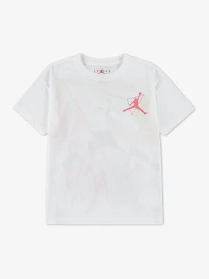 T-shirt z nadrukiem Jordan mleczny