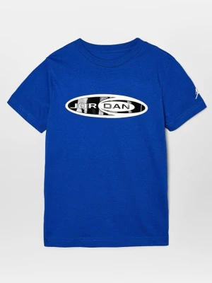 T-shirt z nadrukiem Jordan niebieski
