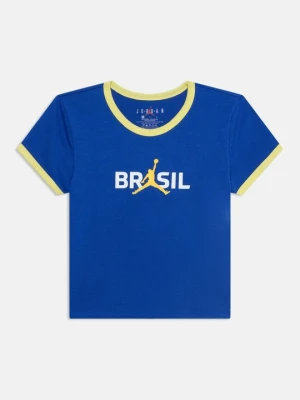 T-shirt z nadrukiem Jordan niebieski