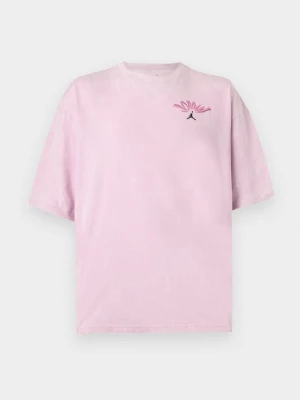 T-shirt z nadrukiem Jordan różowy
