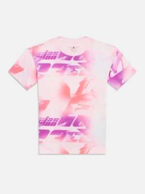 T-shirt z nadrukiem Jordan różowy