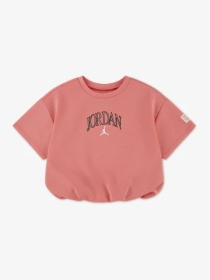 T-shirt z nadrukiem Jordan różowy