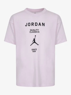 T-shirt z nadrukiem Jordan różowy