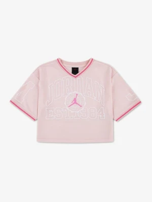 T-shirt z nadrukiem Jordan różowy