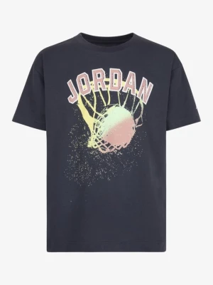 T-shirt z nadrukiem Jordan szary