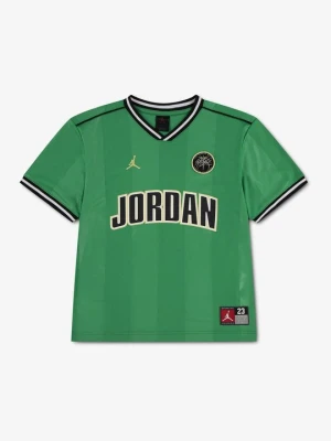 T-shirt z nadrukiem Jordan zielony
