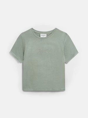 Zdjęcie produktu T-shirt z nadrukiem Juicy Couture jasnozielony