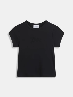 T-shirt z nadrukiem Juicy Couture czarny