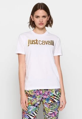 T-shirt z nadrukiem Just Cavalli