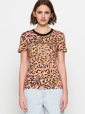 T-shirt z nadrukiem Just Cavalli