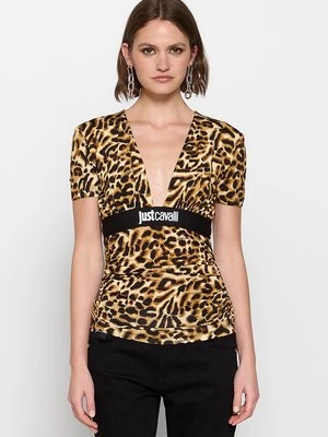 T-shirt z nadrukiem Just Cavalli