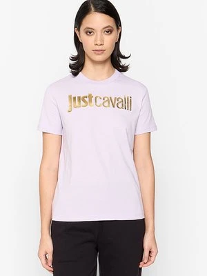 T-shirt z nadrukiem Just Cavalli