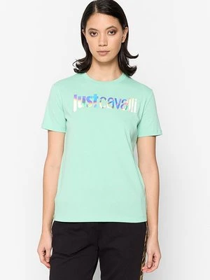 T-shirt z nadrukiem Just Cavalli