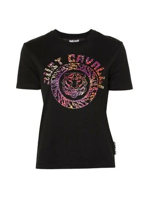 T-shirt z nadrukiem Just Cavalli