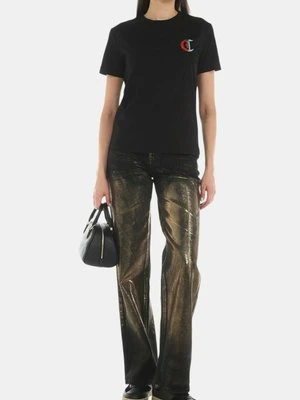T-shirt z nadrukiem Just Cavalli