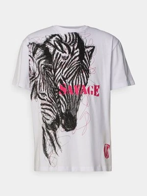T-shirt z nadrukiem Just Cavalli