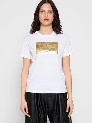 T-shirt z nadrukiem Just Cavalli