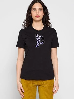 T-shirt z nadrukiem Just Cavalli