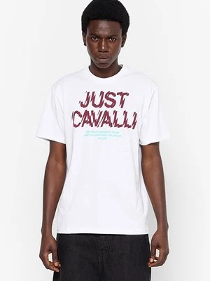 T-shirt z nadrukiem Just Cavalli
