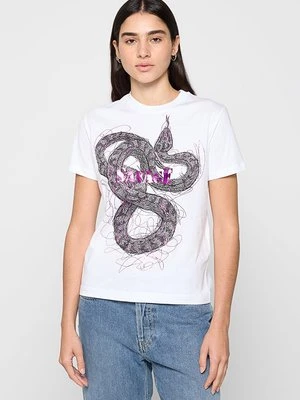 T-shirt z nadrukiem Just Cavalli