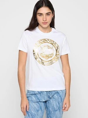 T-shirt z nadrukiem Just Cavalli