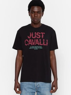 T-shirt z nadrukiem Just Cavalli