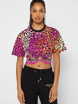 T-shirt z nadrukiem Just Cavalli