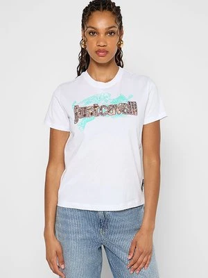 T-shirt z nadrukiem Just Cavalli