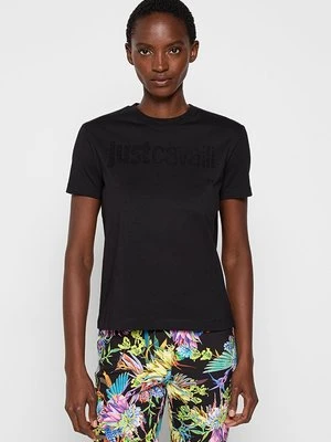 T-shirt z nadrukiem Just Cavalli