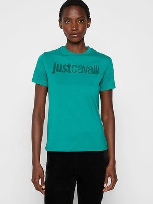 T-shirt z nadrukiem Just Cavalli