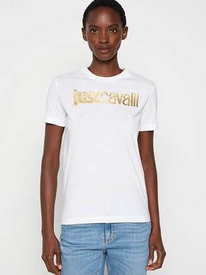 T-shirt z nadrukiem Just Cavalli