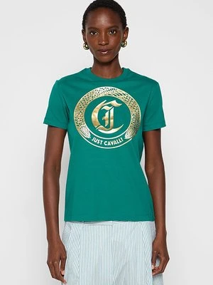 T-shirt z nadrukiem Just Cavalli